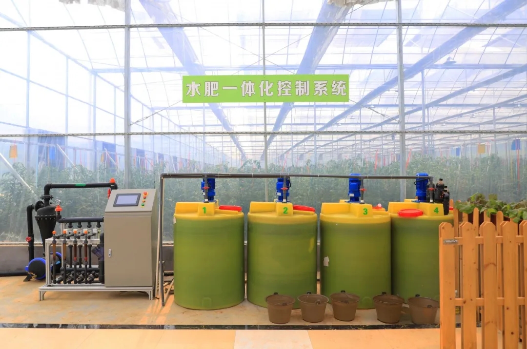 金海湖新區(qū)，智能溫室大棚采用華勝物聯(lián)網(wǎng)水肥一體化設(shè)備實(shí)現(xiàn)智能化灌溉